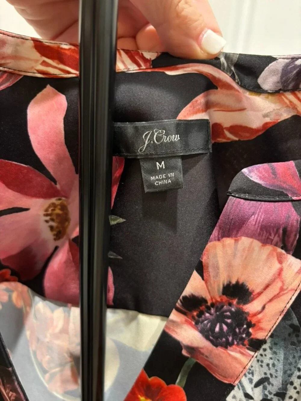 J. Crew Floral Blouse
